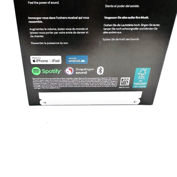 Bose QuietComfort SC Bluetooth Wireless Over-Ear Headphones - Black - New/Sealed - Picture 8 of 13